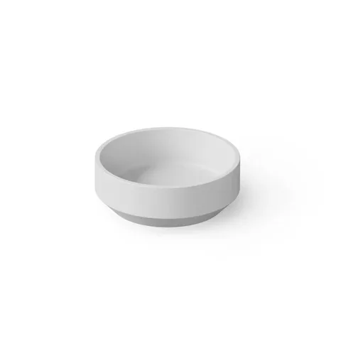 DEA DESIGN Washbasins Раковина настольная 43x43xh15 см, материал: Solid Surface искуственный камень, цвет: White №18