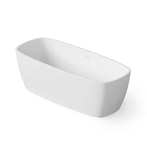 DEA DESIGN Soul Ванна отдельностоящая 170x72xh56 см, материал: Solid Surface искуственный камень, цвет: White №18