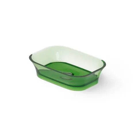 DEA DESIGN Washbasins Раковина настольная 55x38xh14 см, материал: Glasstech прозрачная смола, цвет: Emerald R3