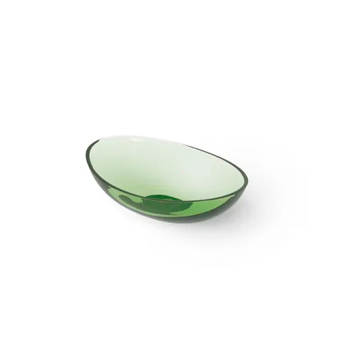 DEA DESIGN Washbasins Раковина настольная 55x38xh15 см, материал: Glasstech прозрачная смола, цвет: Emerald R3