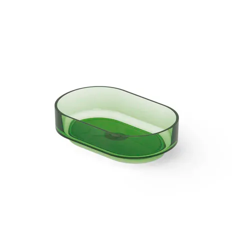 DEA DESIGN Washbasins Раковина настольная 56x36xh15 см, материал: Glasstech прозрачная смола, цвет: Emerald R3