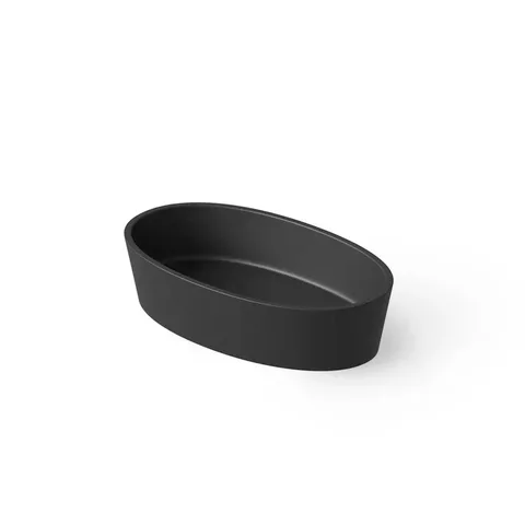DEA DESIGN Washbasins Раковина настольная 60x35xh14 см, материал: Solid Surface искуственный камень, цвет: Black №16