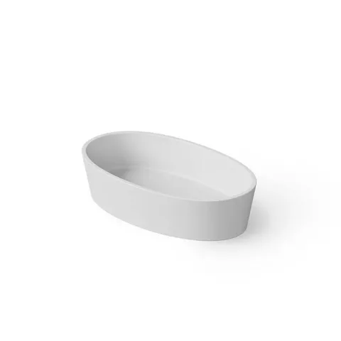 DEA DESIGN Washbasins Раковина настольная 60x35xh14 см, материал: Solid Surface искуственный камень, цвет: White №18