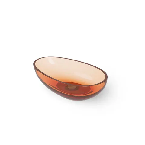 DEA DESIGN Washbasins Раковина настольная 60x36xh15,8 см, материал: Glasstech прозрачная смола, цвет: Sunset R1
