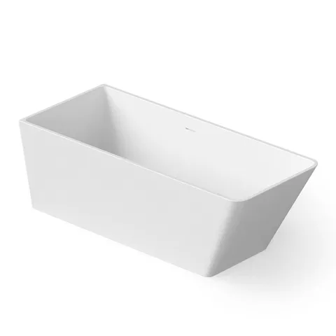 DEA DESIGN Soul Ванна отдельностоящая 170x73xh60 см, материал: Solid Surface искуственный камень, цвет: White №18