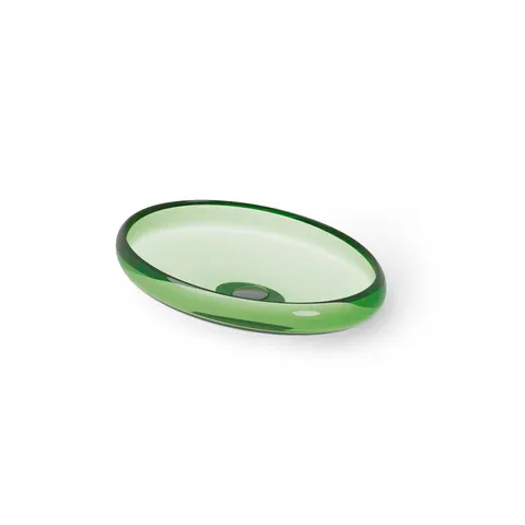 DEA DESIGN Washbasins Раковина настольная 60x40xh11,2 см, материал: Glasstech прозрачная смола, цвет: Emerald R3