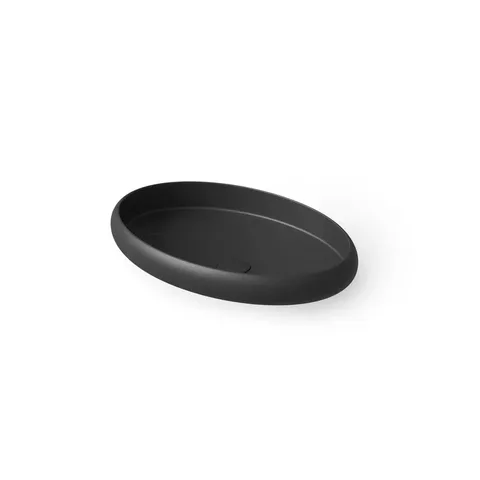 DEA DESIGN Washbasins Раковина настольная 60x40xh11,2 см, материал: Solid Surface искуственный камень, цвет: Black №16