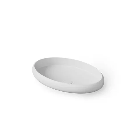 DEA DESIGN Washbasins Раковина настольная 60x40xh11,2 см, материал: Solid Surface искуственный камень, цвет: White №18