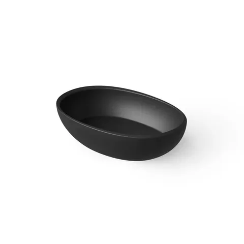 DEA DESIGN Washbasins Раковина настольная 60x40xh15,5-14,5 см, материал: Solid Surface искуственный камень, цвет: Black №16