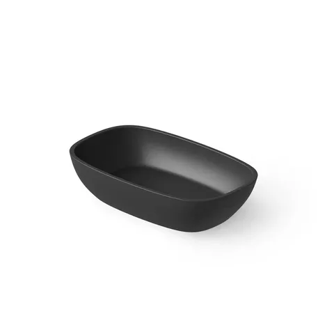 DEA DESIGN Washbasins Раковина настольная 60x36xh14 см, материал: Solid Surface искуственный камень, цвет: Black №16
