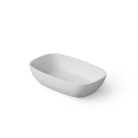 DEA DESIGN Washbasins Раковина настольная 60x36xh14 см, материал: Solid Surface искуственный камень, цвет: White №18