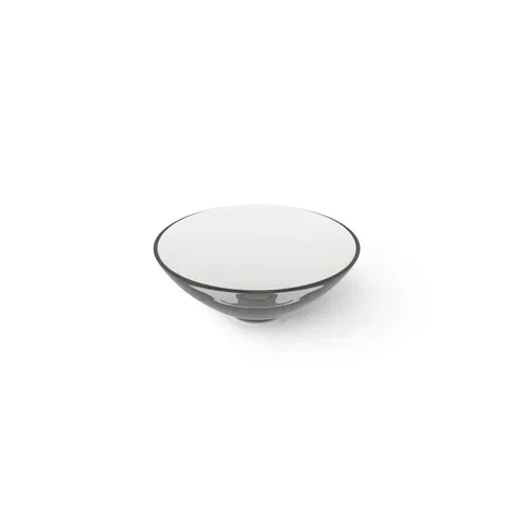 DEA DESIGN Washbasins Раковина настольная 40x40xh14 см, материал: Glasstech прозрачная смола, цвет: Smoky Black R4