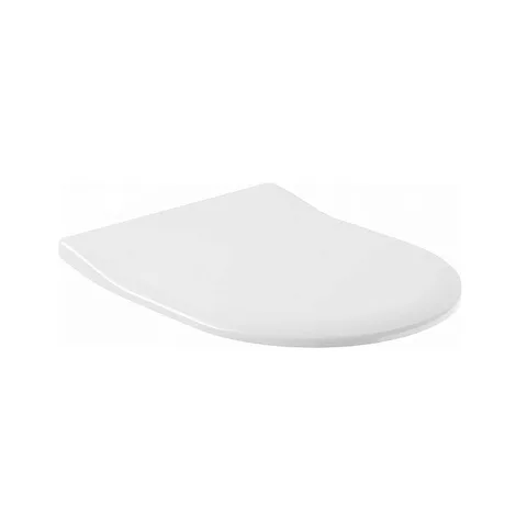 Villeroy&Boch Subway 2.0 Сиденье для унитаза SlimSeat с функцией QuickRelease и SoftClosing, белый/нержавеющая сталь