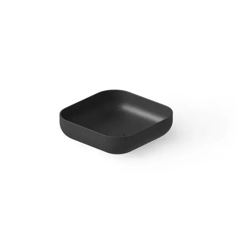 DEA DESIGN Washbasins Раковина настольная 40x40xh12 см, материал: Solid Surface искуственный камень, цвет: Black №16