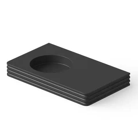 DEA DESIGN Washbasins Раковина настольная 80x48xh10 см, материал: Solid Surface искуственный камень, цвет: Black №16