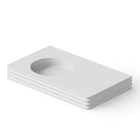 DEA DESIGN Washbasins Раковина настольная 80x48xh10 см, материал: Solid Surface искуственный камень, цвет: White №18