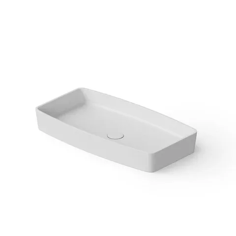 DEA DESIGN Washbasins Раковина настольная 68x36xh9,5 см, материал: Solid Surface искуственный камень, цвет: White №18