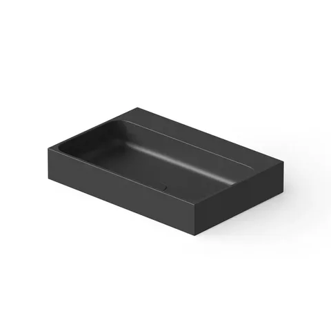 DEA DESIGN Washbasins Раковина настольная 60x41xh10,5 см, материал: Solid Surface искуственный камень, цвет: Black №16
