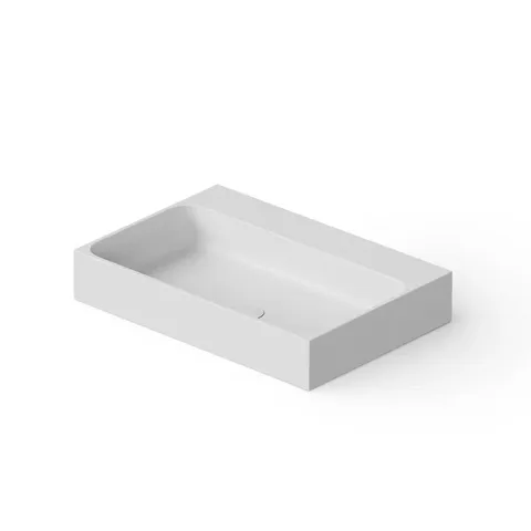 DEA DESIGN Washbasins Раковина настольная 60x41xh10,5 см, материал: Solid Surface искуственный камень, цвет: White №18