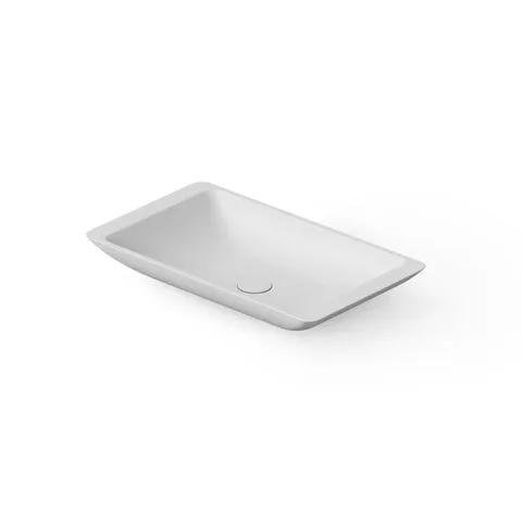 DEA DESIGN Washbasins Раковина настольная 60x35xh9 см, материал: Solid Surface искуственный камень, цвет: White №18