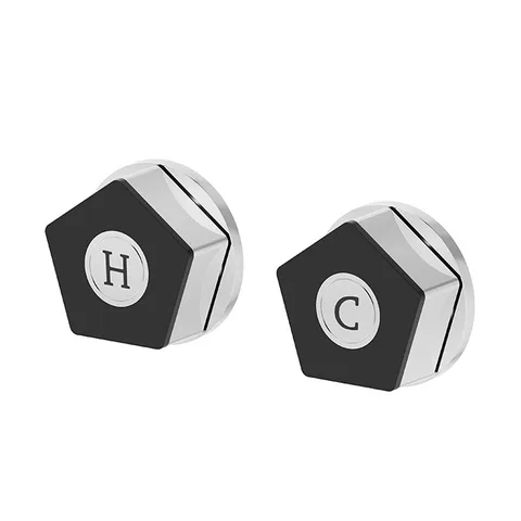 Newform ParkLE Комплект смесителя для душа на 1 поток, с подключением на 1/2”, цвет:  хром + черный матовый