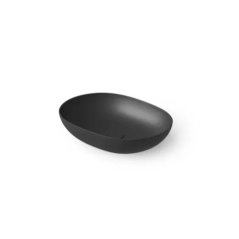 DEA DESIGN Washbasins Раковина настольная 52x38xh12 см, материал: Solid Surface искуственный камень, цвет: Black №16