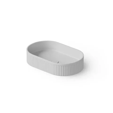 DEA DESIGN Washbasins Раковина настольная 55x35xh12 см, материал: Solid Surface искуственный камень, цвет: White №18