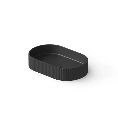 DEA DESIGN Washbasins Раковина настольная 55x35xh12 см, материал: Solid Surface искуственный камень, цвет: Black №16