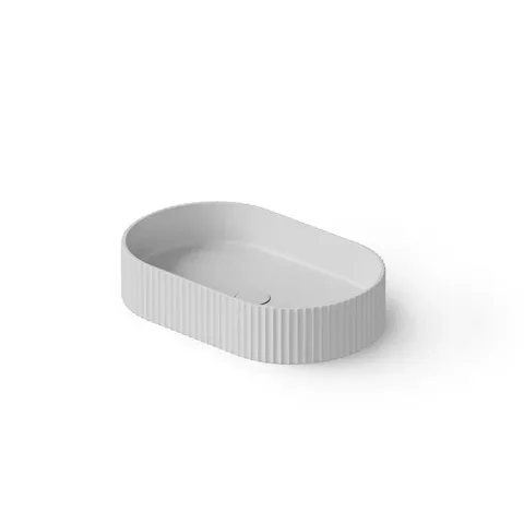 DEA DESIGN Washbasins Раковина настольная 55x35xh12 см, материал: Solid Surface искуственный камень, цвет: White №18