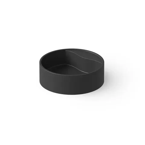 DEA DESIGN Washbasins Раковина настольная 45x45xh14,5 см, материал: Solid Surface искуственный камень, цвет: Black №16