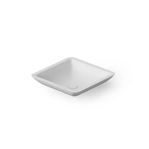 DEA DESIGN Washbasins Раковина настольная 42,5x42,5xh10,5 см, материал: Solid Surface искуственный камень, цвет: White №18