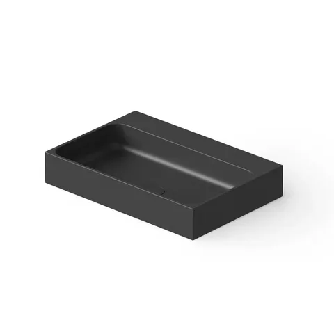 DEA DESIGN Washbasins Раковина настольная 41x41xh10,5 см, материал: Solid Surface искуственный камень, цвет: Black №16