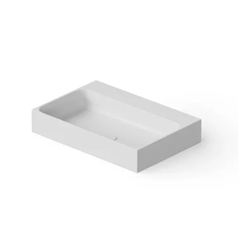 DEA DESIGN Washbasins Раковина настольная 41x41xh10,5 см, материал: Solid Surface искуственный камень, цвет: White №18