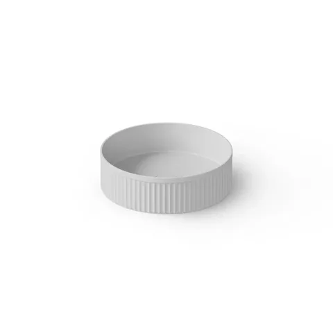 DEA DESIGN Washbasins Раковина настольная 40x40xh12 см, материал: Solid Surface искуственный камень, цвет: White №18