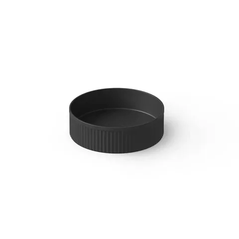 DEA DESIGN Washbasins Раковина настольная 40x40xh12 см, материал: Solid Surface искуственный камень, цвет: Black №16