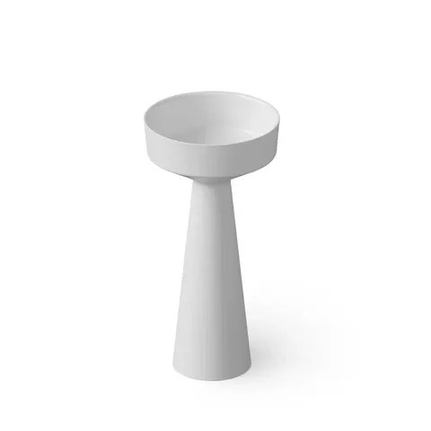 DEA DESIGN Washbasins Раковина напольная 42,5x42,5xh85 см, материал: Solid Surface искуственный камень, цвет: White №18