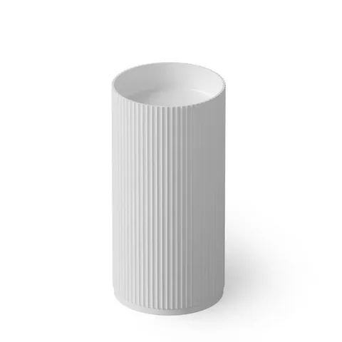 DEA DESIGN Pedestal Basin Раковина напольная d450хh900 мм, цвет белый матовый