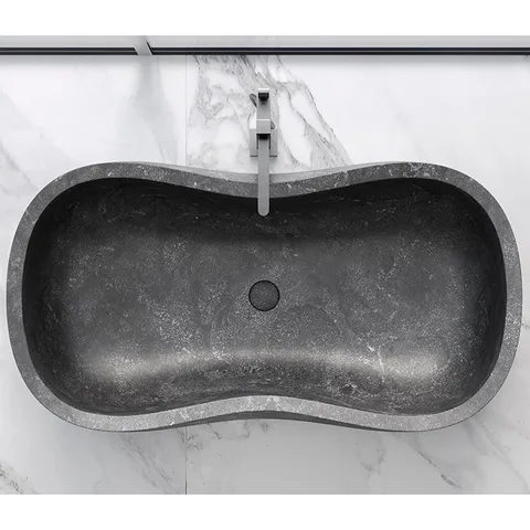 DEA DESIGN Marble Ванна Milano из мрамора отдельностоящая 1700х912хh525 мм , цвет Stone D Avola