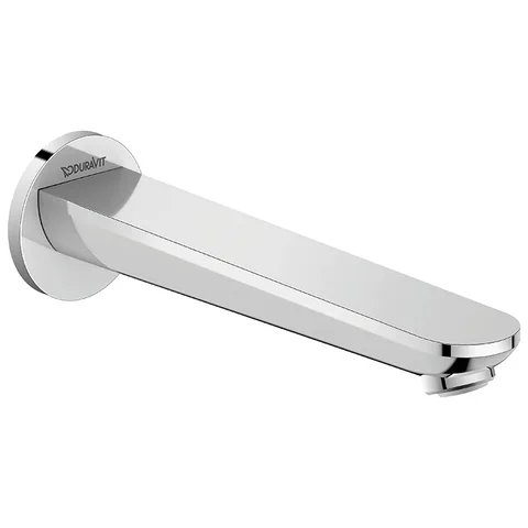 Duravit Wave Излив для ванны, Выступ 202 мм, хром (Спец.цена из наличия)
