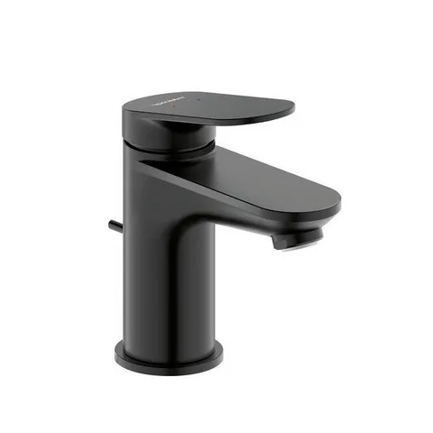 Duravit Wave Смеситель для раковины размер S с донным клапаном,  черный матовый