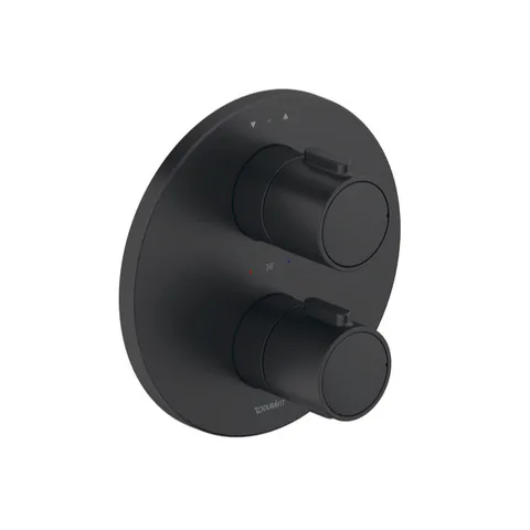 Duravit Thermostatic Термостатический смеситель для душа для  скрытого монтажа, черный матовый