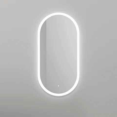 SALINI Зеркало для ванны ARMONIA  450×900х25мм., фоновая и фронтальная подсветка 3в1 , сенсор движения включения подсветки , крепления, без подогрева