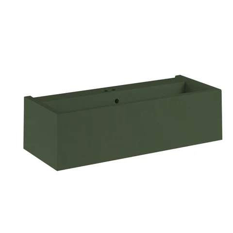 KERASAN KANAAL Раковина подвесная ,с 2 отв под смес, 100х40х25 см, цвет Matt green