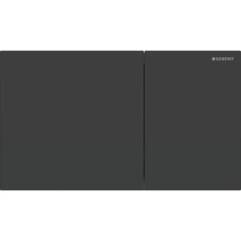 Geberit Sigma70 Клавиша для двойного смыва, квадратная: черный матовый, легкоочищ. покр., B=25см