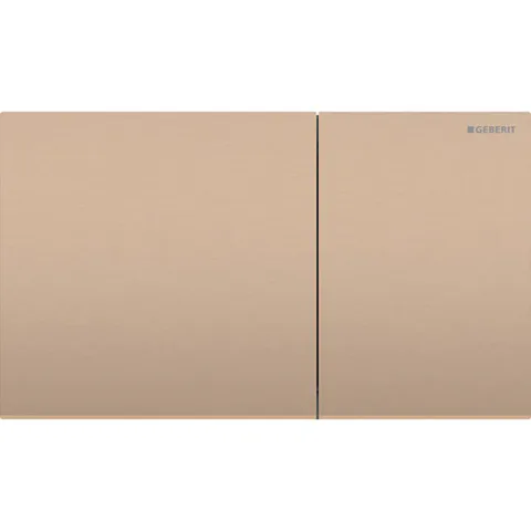 Geberit Sigma70 Клавиша для двойного смыва, квадратная: красное золото / Матированный, легкоочищ. покр., B=25см