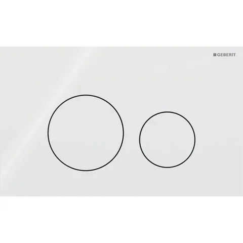 Geberit Sigma40 Клавиша для двойного смыва, круглая: Белый