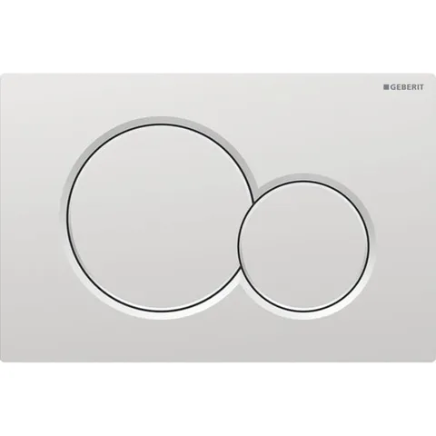 Geberit Sigma01 Клавиша для двойного смыва, круглая: Матовый хром, легкоочищ. покр. (замена 115.770.46.5)
