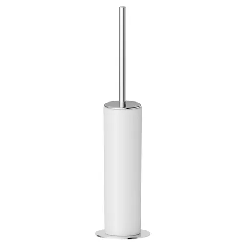 Newform Accessories Держатель для туалетной щетки с ершиком отдельно стоящий, белая керамика,  цвет:  хром