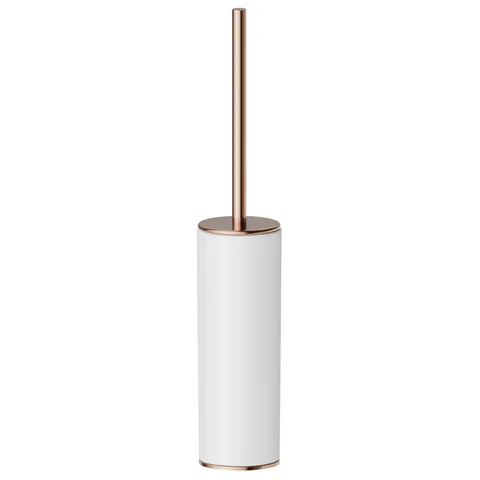 Newform Accessories Ерш напольный, белая керамика,  цвет:  PVD copper bronze