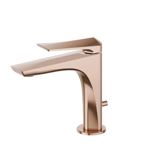 Newform Delta Zero Смеситель для раковины с донным клапаном, цвет:  PVD copper bronze